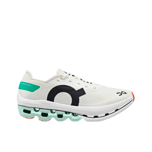 On Women's Cloud Boom Echo running shoes in White & Mint