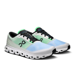 On Men's Cloud 6 Push lifestyle shoes in Horizon & Honeydew