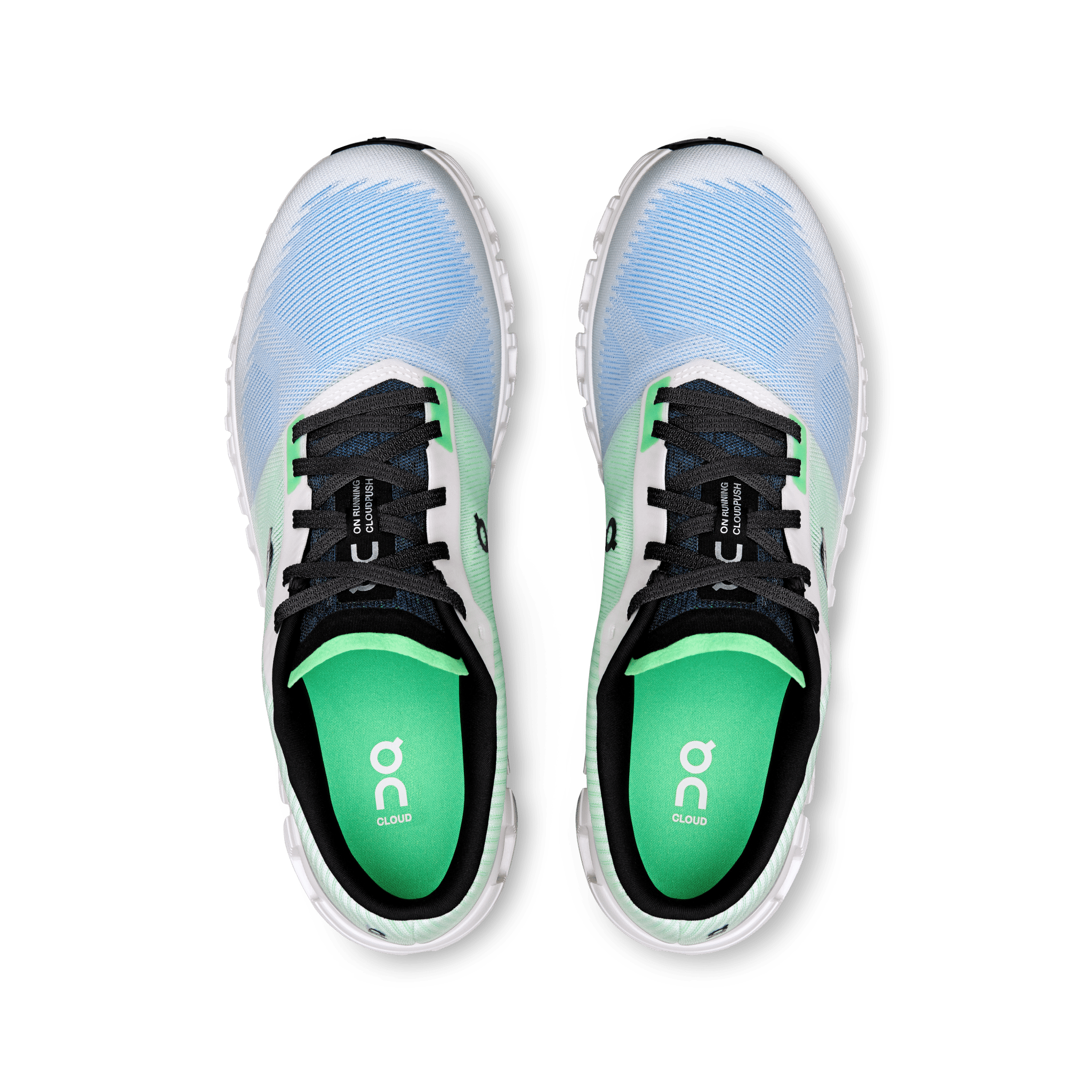 On Men's Cloud 6 Push lifestyle shoes in Horizon & Honeydew
