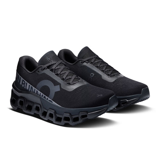 On Men's Cloud Monster 2 running shoes in Black
