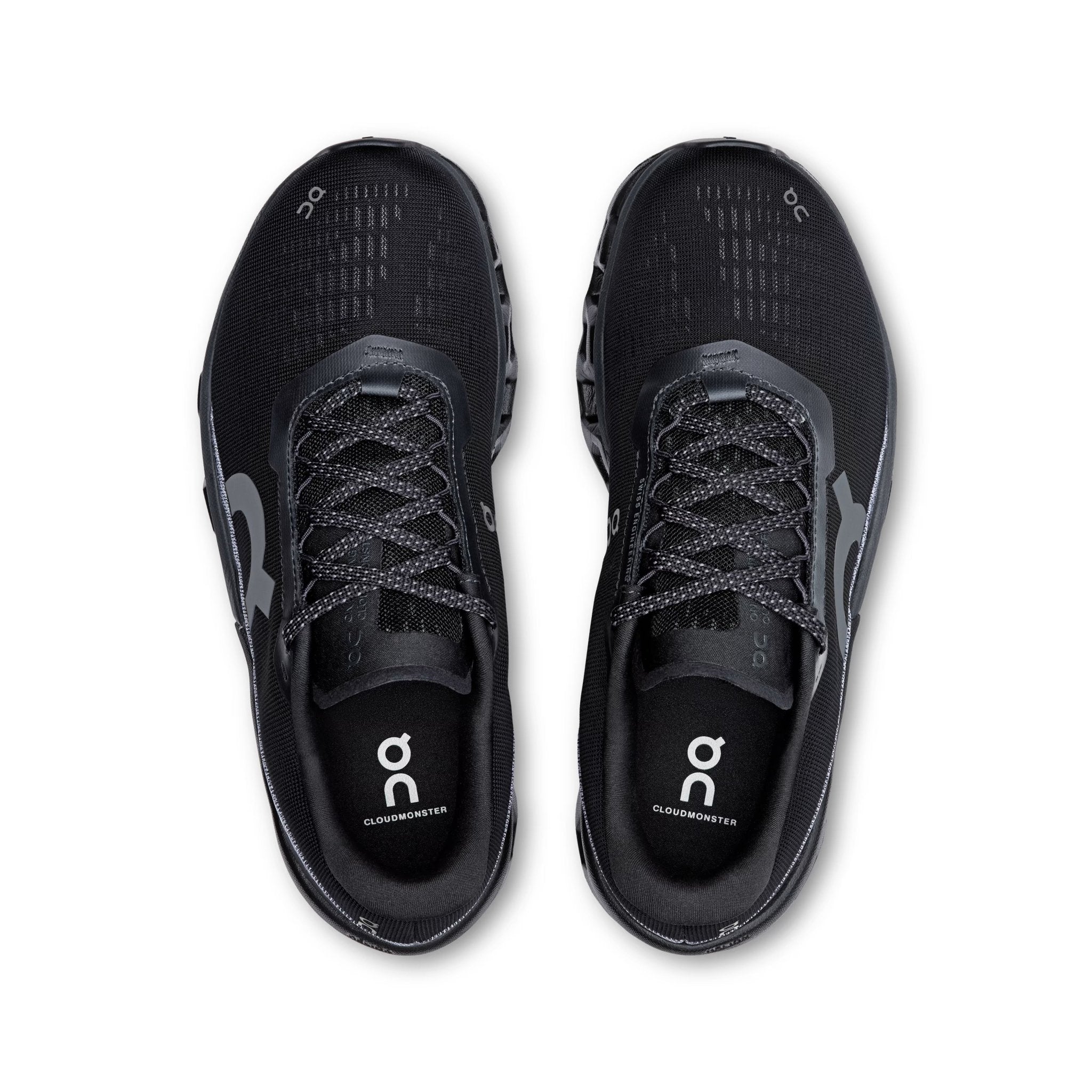 On Men's Cloud Monster 2 running shoes in Black