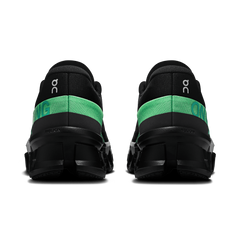 On Men's Cloud Monster 2 running shoes in Black & Glacier