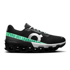 On Men's Cloud Monster 2 running shoes in Black & Glacier