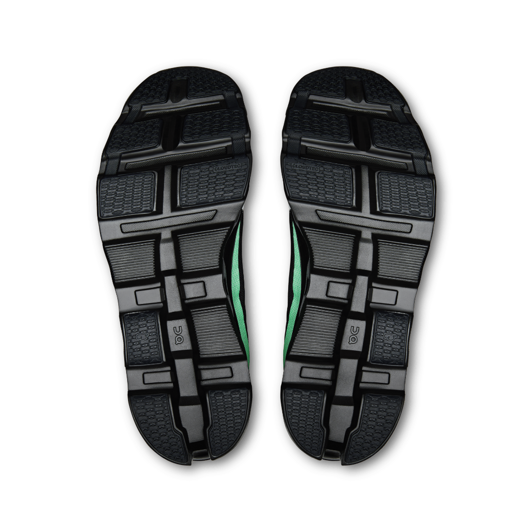 On Men's Cloud Monster 2 running shoes in Black & Glacier