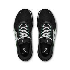 On Men's Cloud Monster 2 running shoes in Black & Glacier