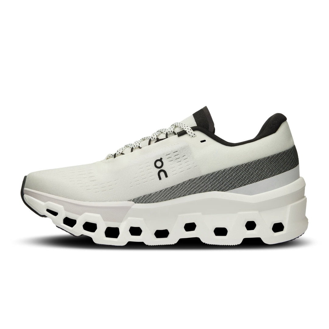 On Men's Cloud Monster 2 running shoes in White & Frost