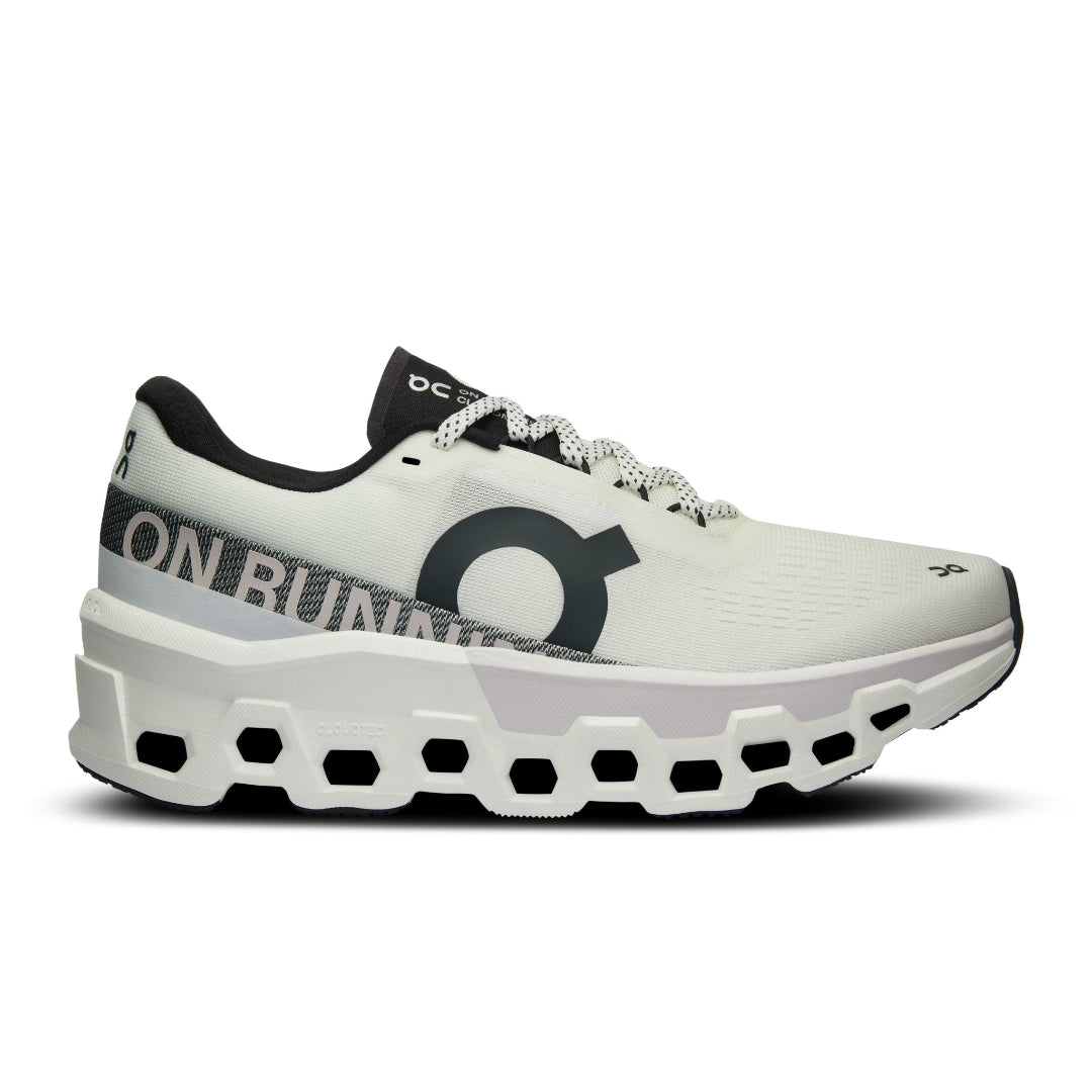 On Men's Cloud Monster 2 running shoes in White & Frost