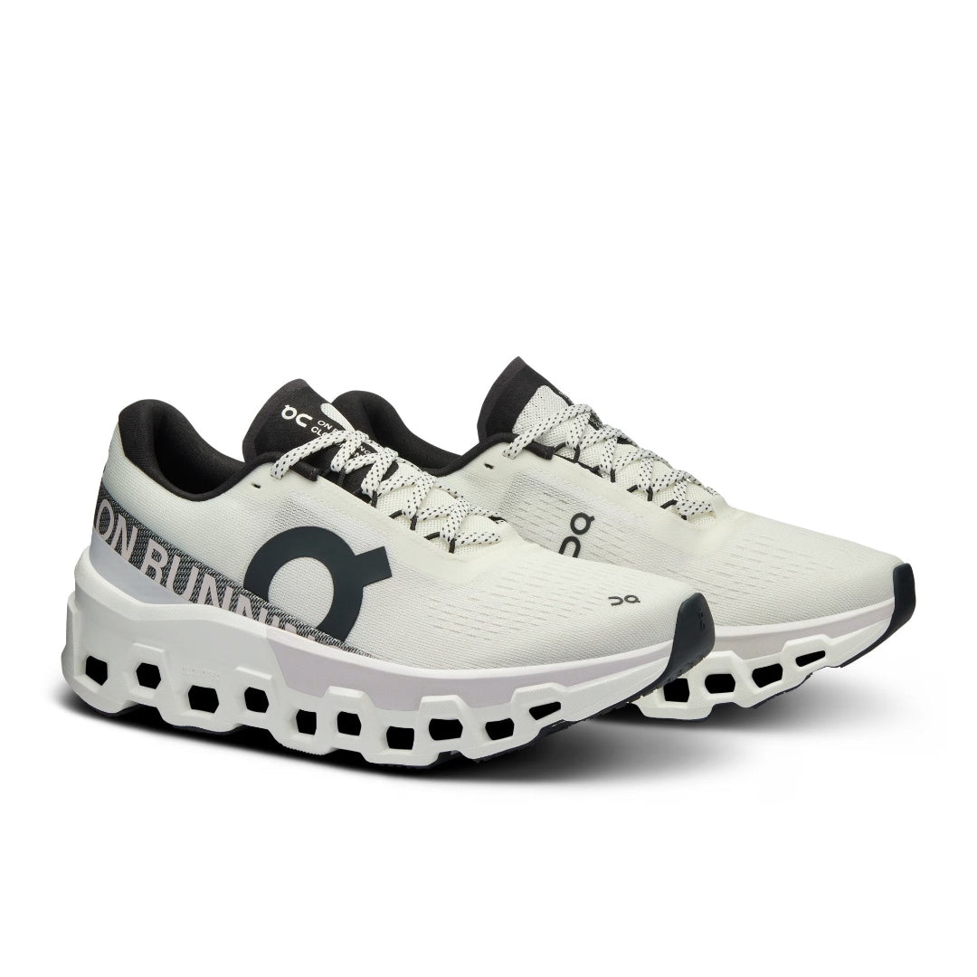 On Men's Cloud Monster 2 running shoes in White & Frost