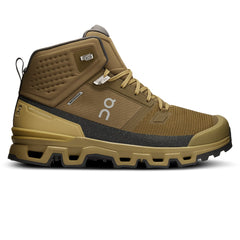 On Men's Cloud Rock 2 Waterproof hiking boots in Hunter & Safari 