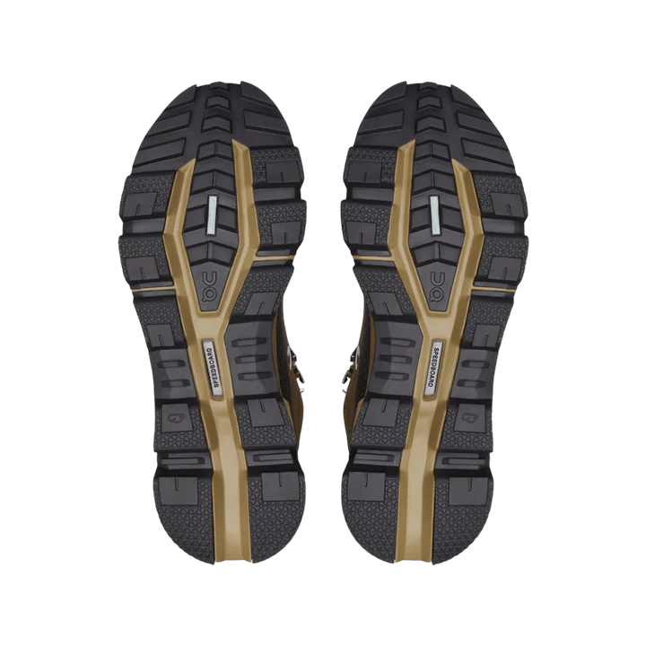 On Men's Cloud Rock 2 Waterproof hiking boots in Hunter & Safari 