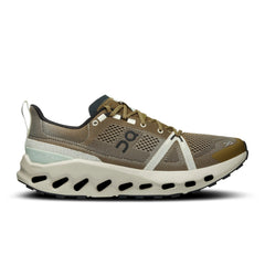 On Men's Cloud Surfer Trail trail running shoes in Hunter & Ice