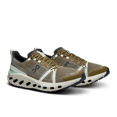 On Men's Cloud Surfer Trail trail running shoes in Hunter & Ice