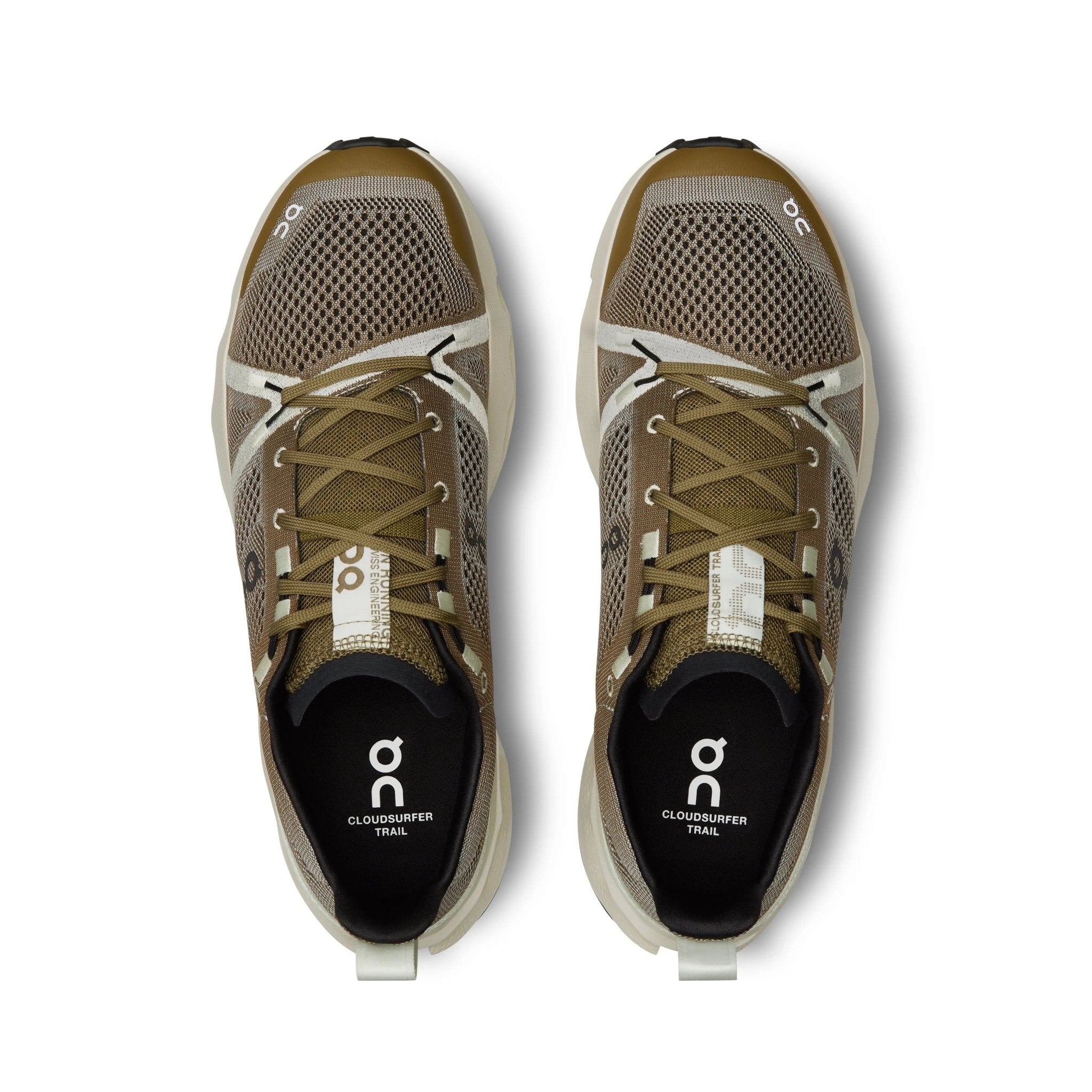On Men's Cloud Surfer Trail trail running shoes in Hunter & Ice