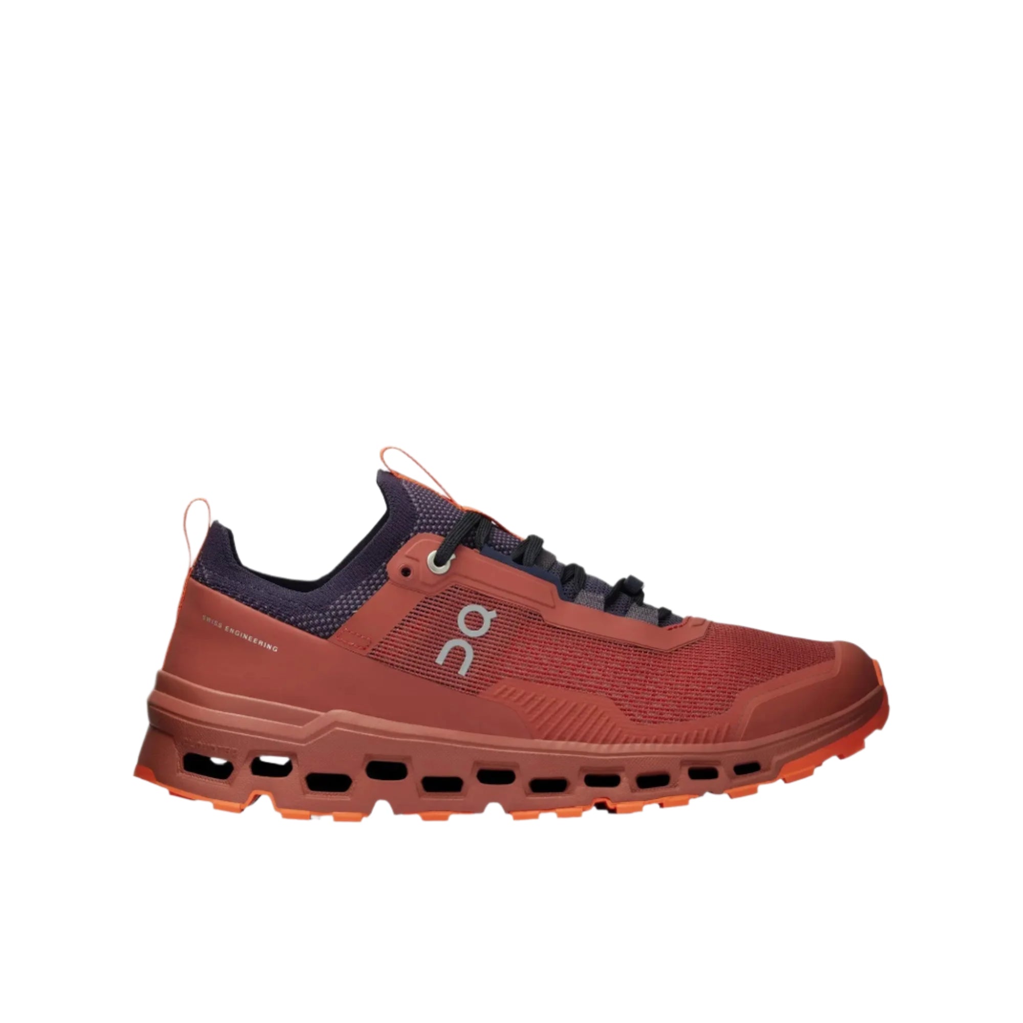 On Men's Cloud Ultra 2 trail running shoes in Auburn & Flame
