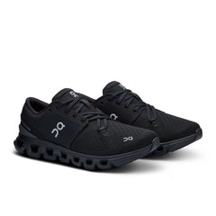 On Men's Cloud X4 Training Shoes in Black Eclipse