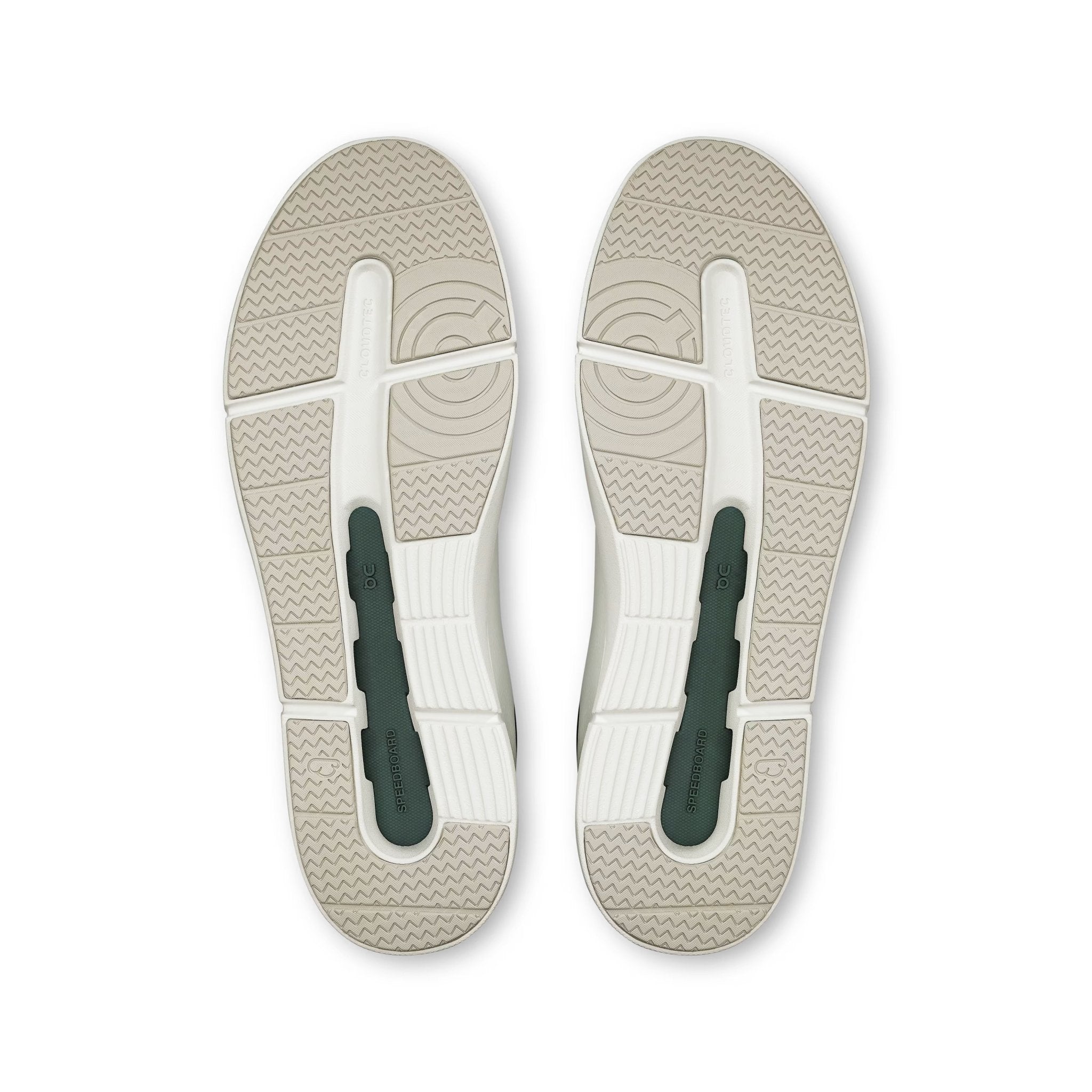 On Men's The Roger Advantage lifestyle shoes in White & Olive