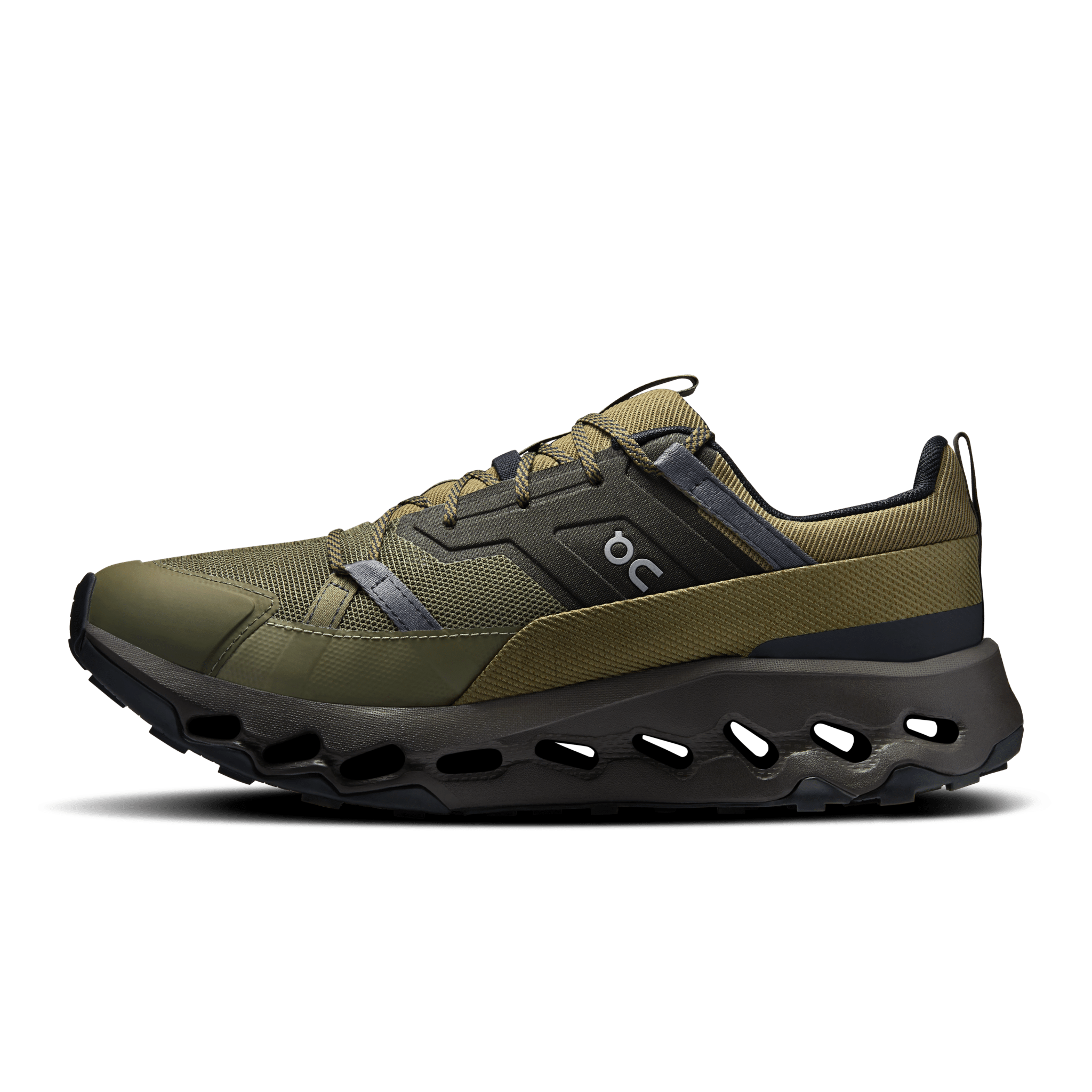 On Mens Cloud Horizon  Trail Shoes in Olive Thorn