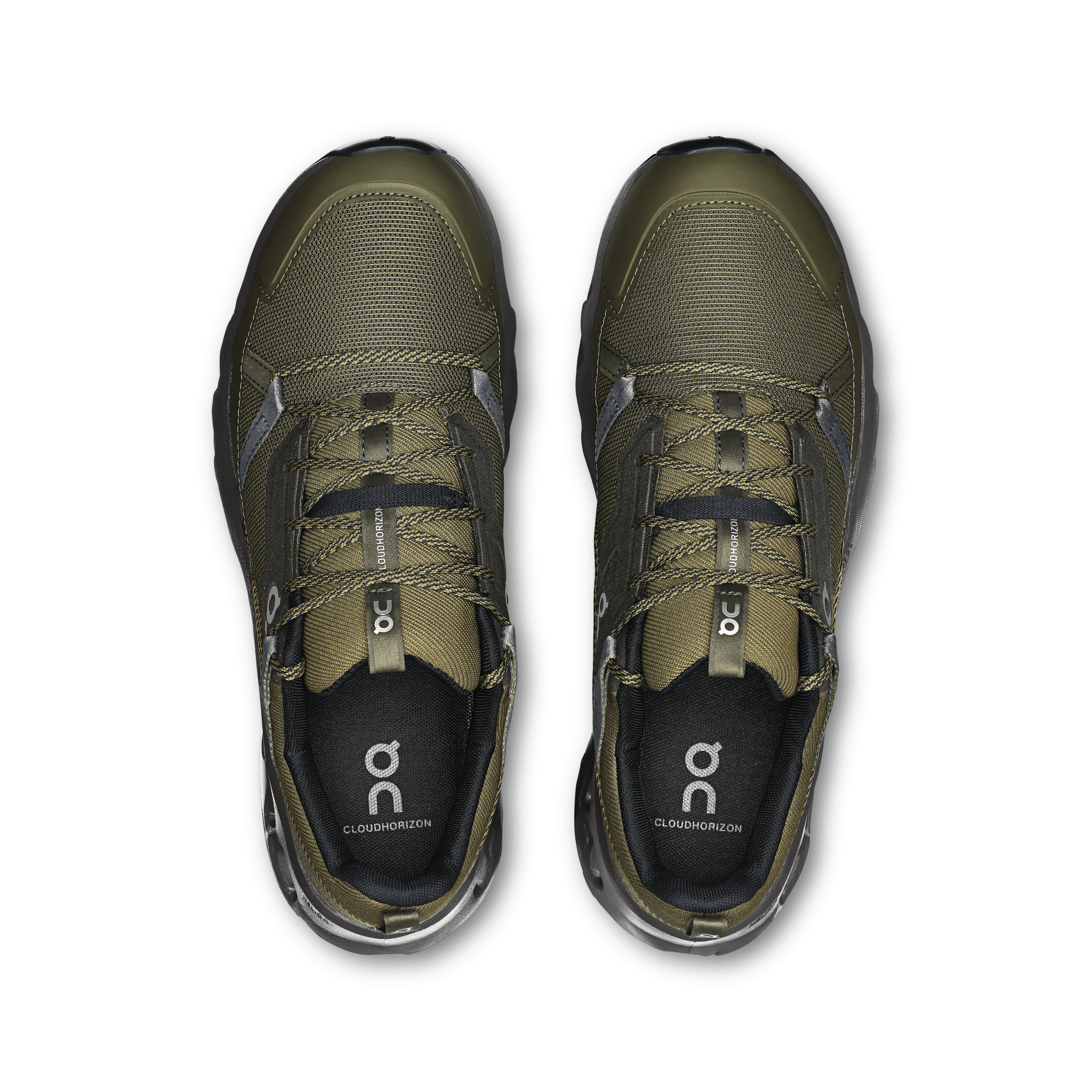 On Mens Cloud Horizon  Trail Shoes in Olive Thorn