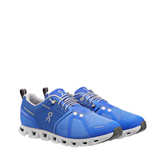 On Women's Cloud 5 Waterproof lifestyle shoes in Cobalt & Glacier