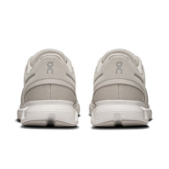 On Women's Cloud 6 Lifestyle Shoe in Pearl & White