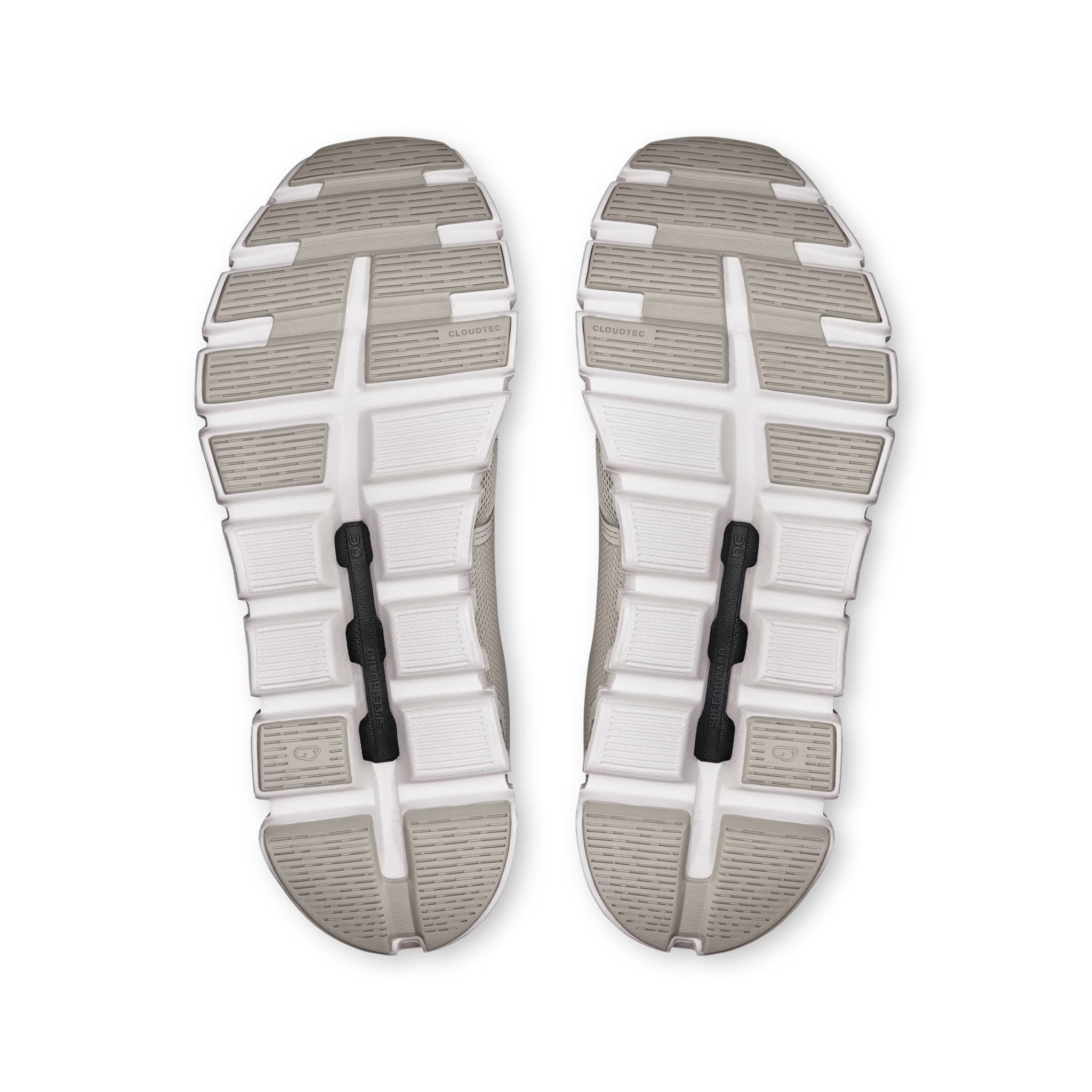 On Women's Cloud 6 Lifestyle Shoe in Pearl & White