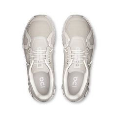 On Women's Cloud 6 Lifestyle Shoe in Pearl & White