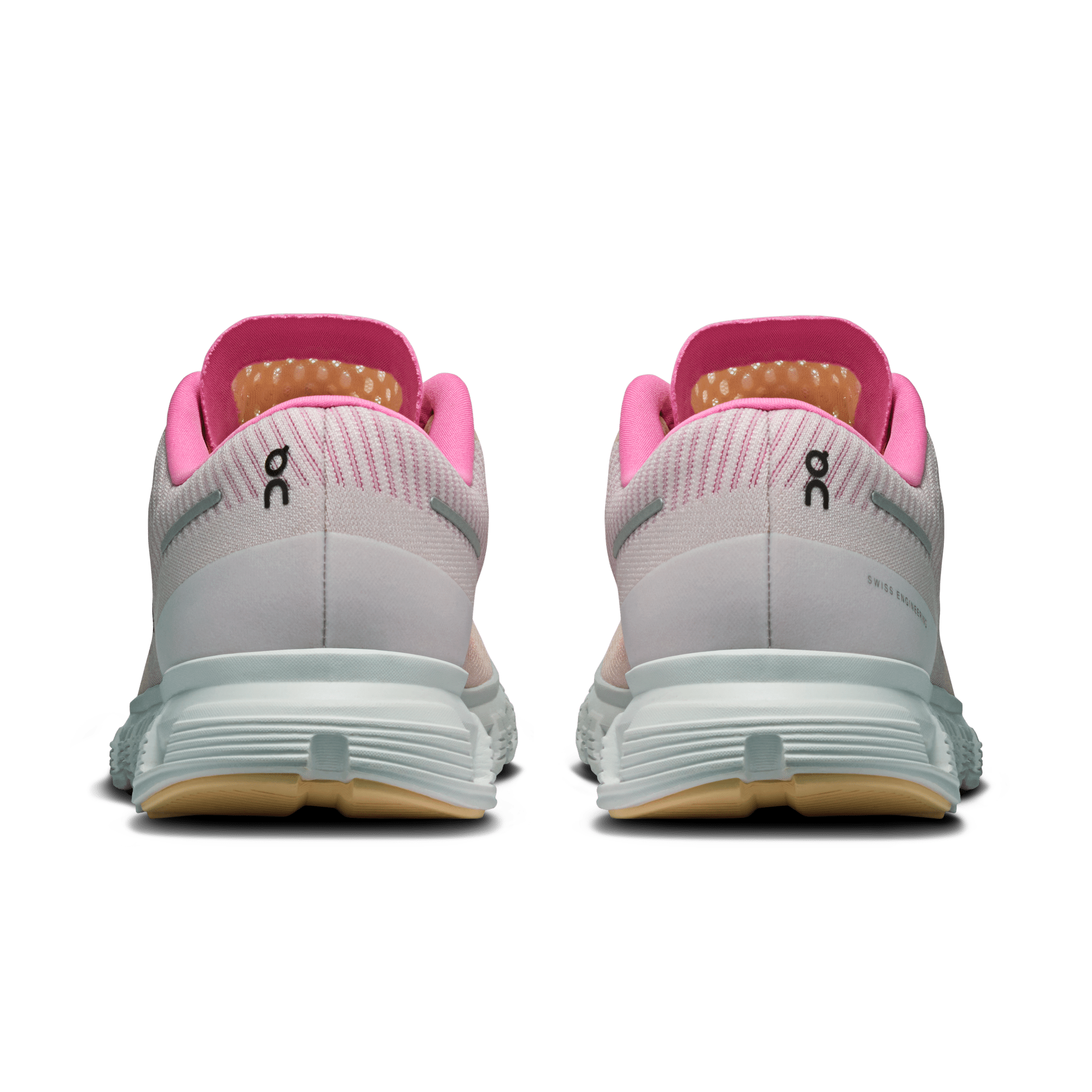 On Women's Cloud 6 Push lifestyle shoe in Tangerine & Raspberry