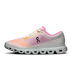 On Women's Cloud 6 Push lifestyle shoe in Tangerine & Raspberry