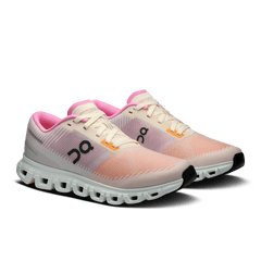 On Women's Cloud 6 Push lifestyle shoe in Tangerine & Raspberry