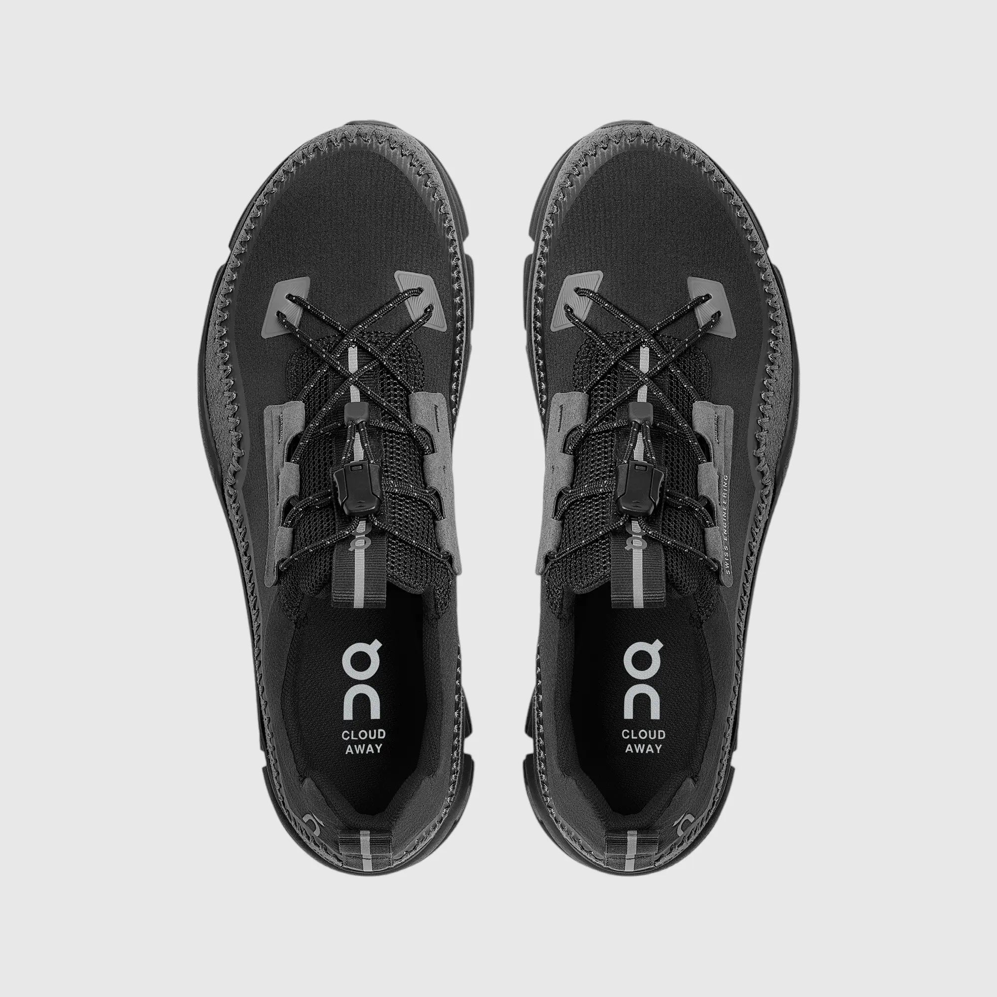 On Women's Cloud Away Lifestyle Shoes in Black Rock