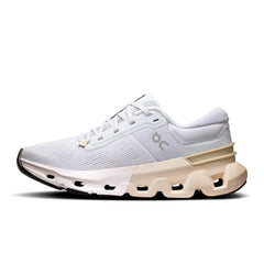 On Women's Cloud Flyer 5 running shoes in Arctic & Cream