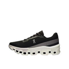 On Women's Cloud Monster 2 Running Shoes in Black & Frost 