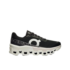 On Women's Cloud Monster 2 Running Shoes in Black & Frost 