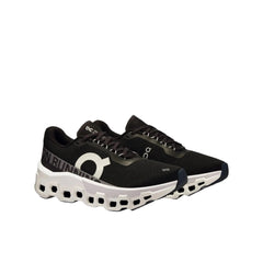 On Women's Cloud Monster 2 Running Shoes in Black & Frost 