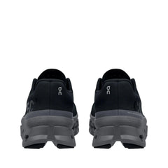 On Women's Cloud Monster Running Shoes in Black Magnet