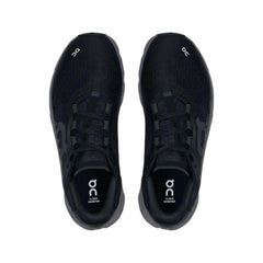 On Women's Cloud Monster Running Shoes in Black Magnet