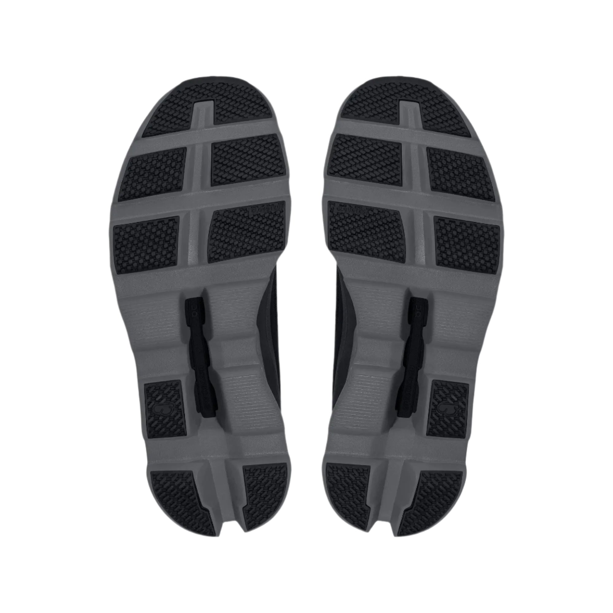 On Women's Cloud Monster Running Shoes in Black Magnet