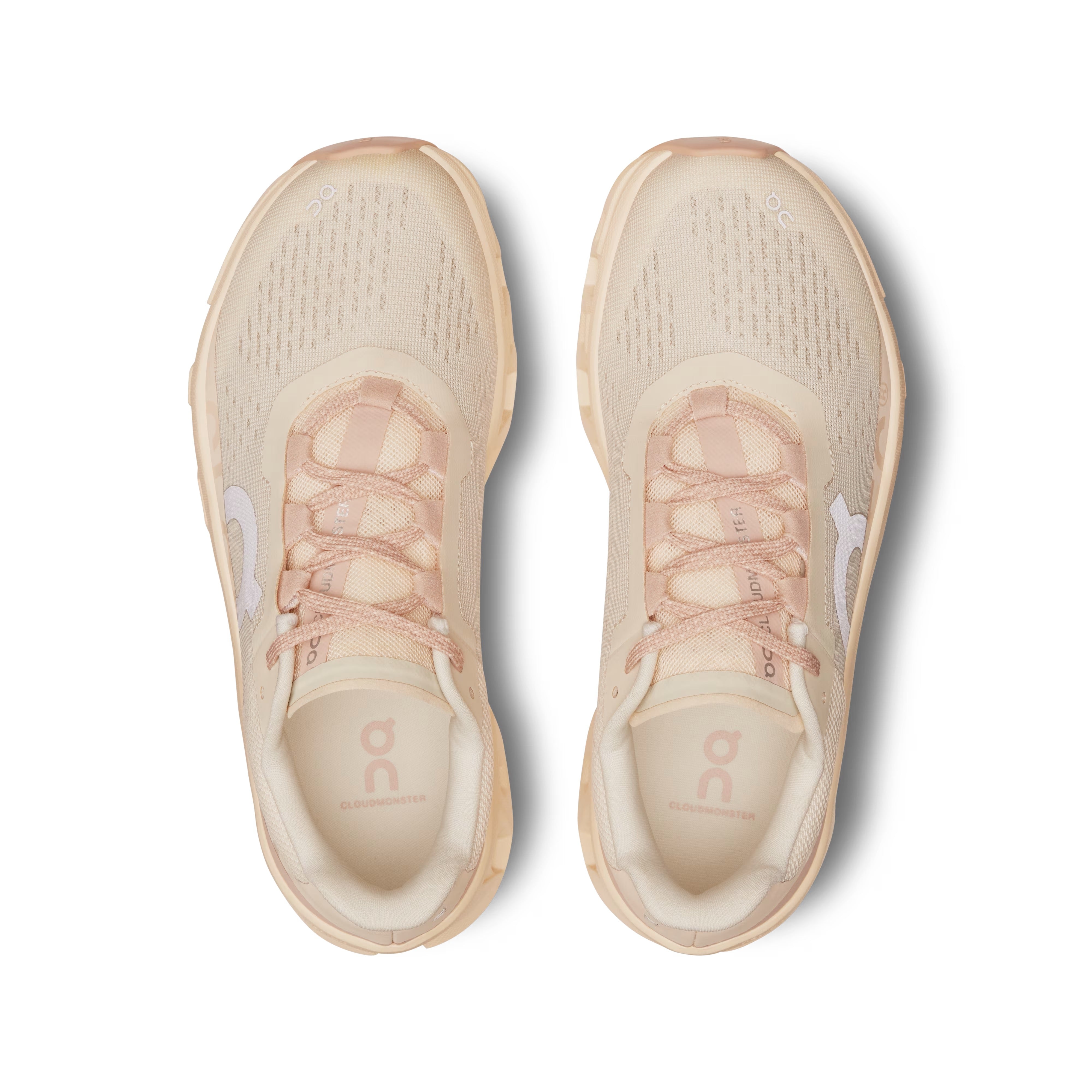 On Women's Cloud Monster running shoes in Moon Fawn
