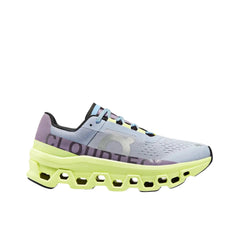 On Women's Cloud Monster running shoes in Nimbus & Hay