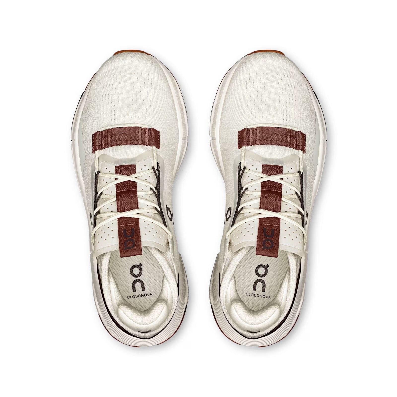 On Women's Cloud Nova 2 running shoes in Ice & Mulberry