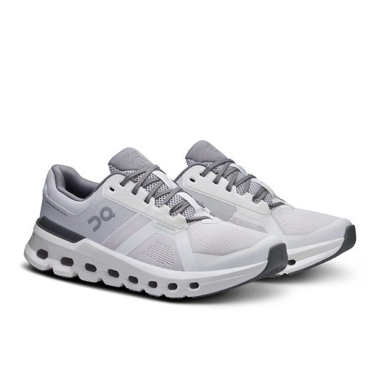On Women's Cloud Runner 2 running shoes in Frost White