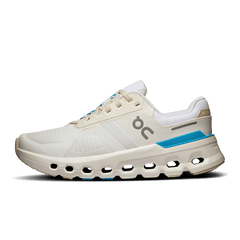 On Women's Cloud Runner 2 Running Shoes in White & Horizon