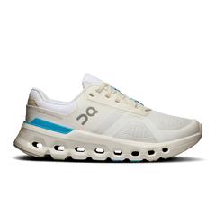 On Women's Cloud Runner 2 Running Shoes in White & Horizon