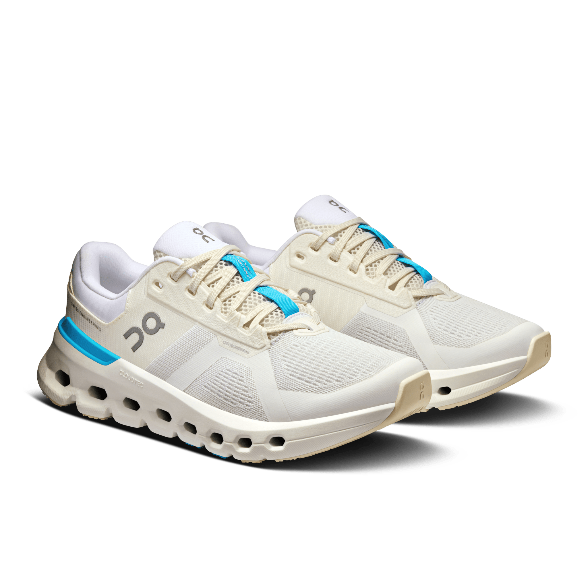 On Women's Cloud Runner 2 Running Shoes in White & Horizon
