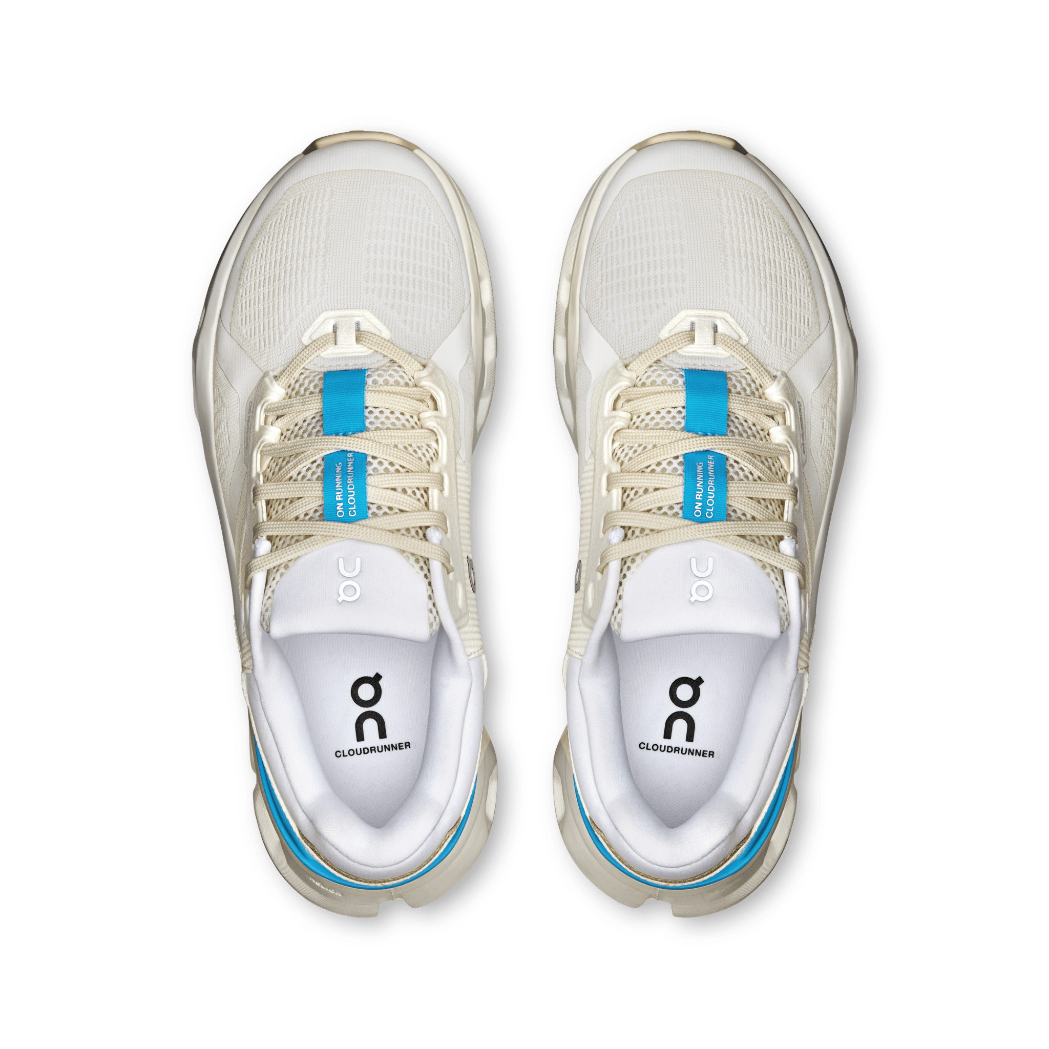 On Women's Cloud Runner 2 Running Shoes in White & Horizon