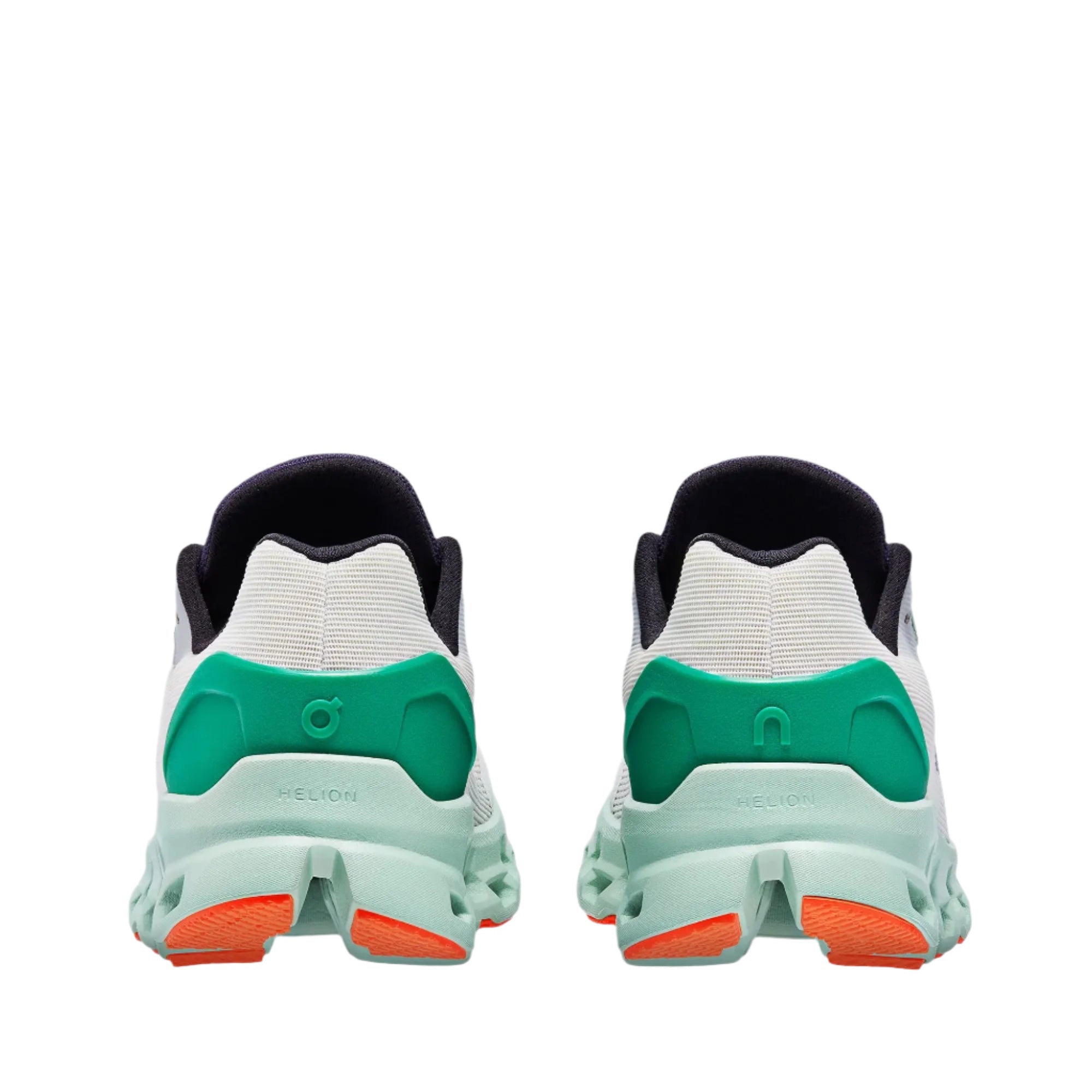 On Women's Cloud Stratus 2 running shoes in Undyed White & Creek