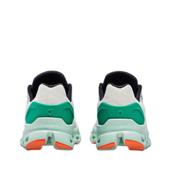 On Women's Cloud Stratus 2 running shoes in Undyed White & Creek