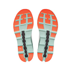 On Women's Cloud Stratus 2 running shoes in Undyed White & Creek