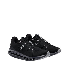 On Women's Cloud Surfer  Running Shoes in All Black