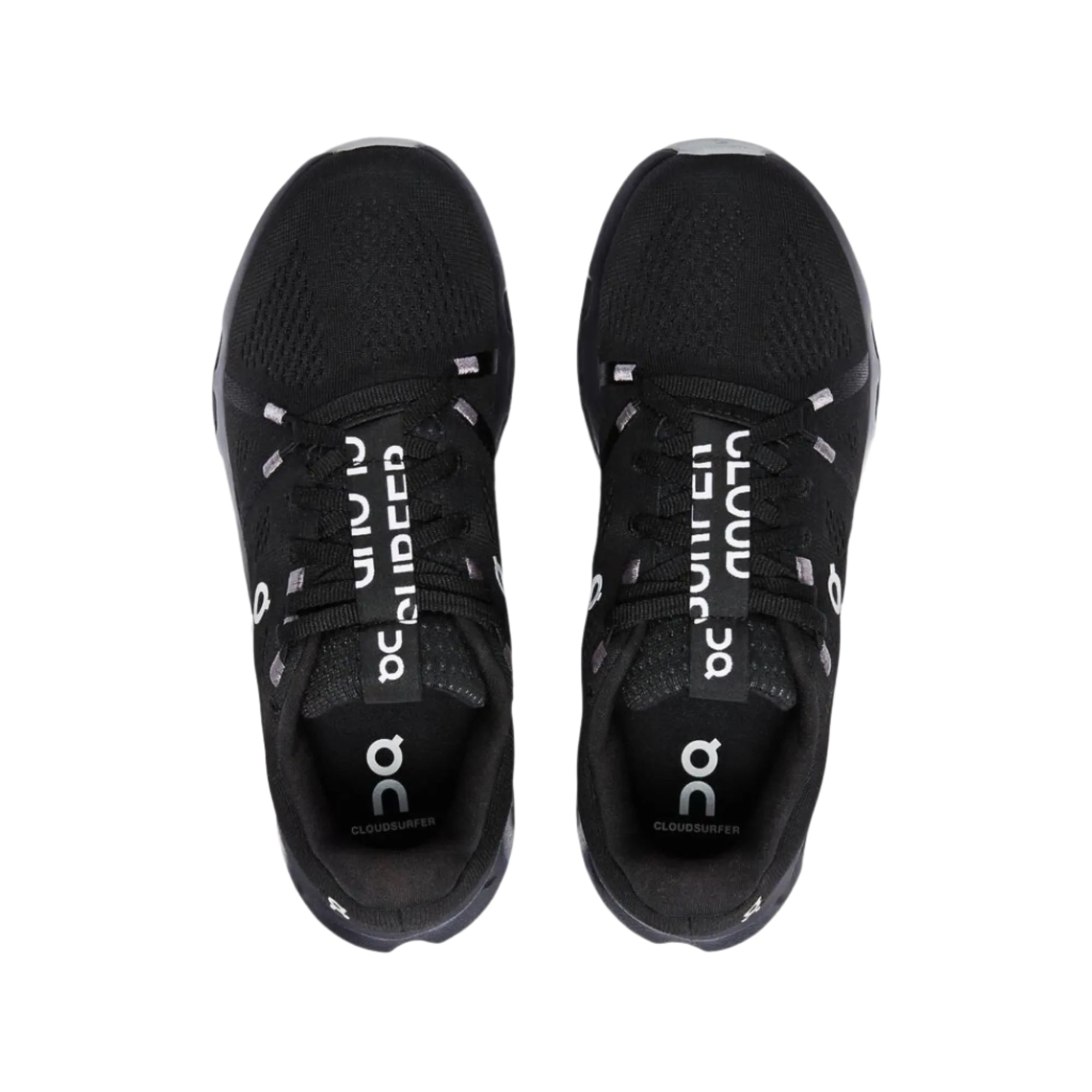 On Women's Cloud Surfer  Running Shoes in All Black